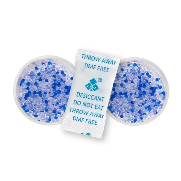 नीली सिलिका जेल desiccant मोती